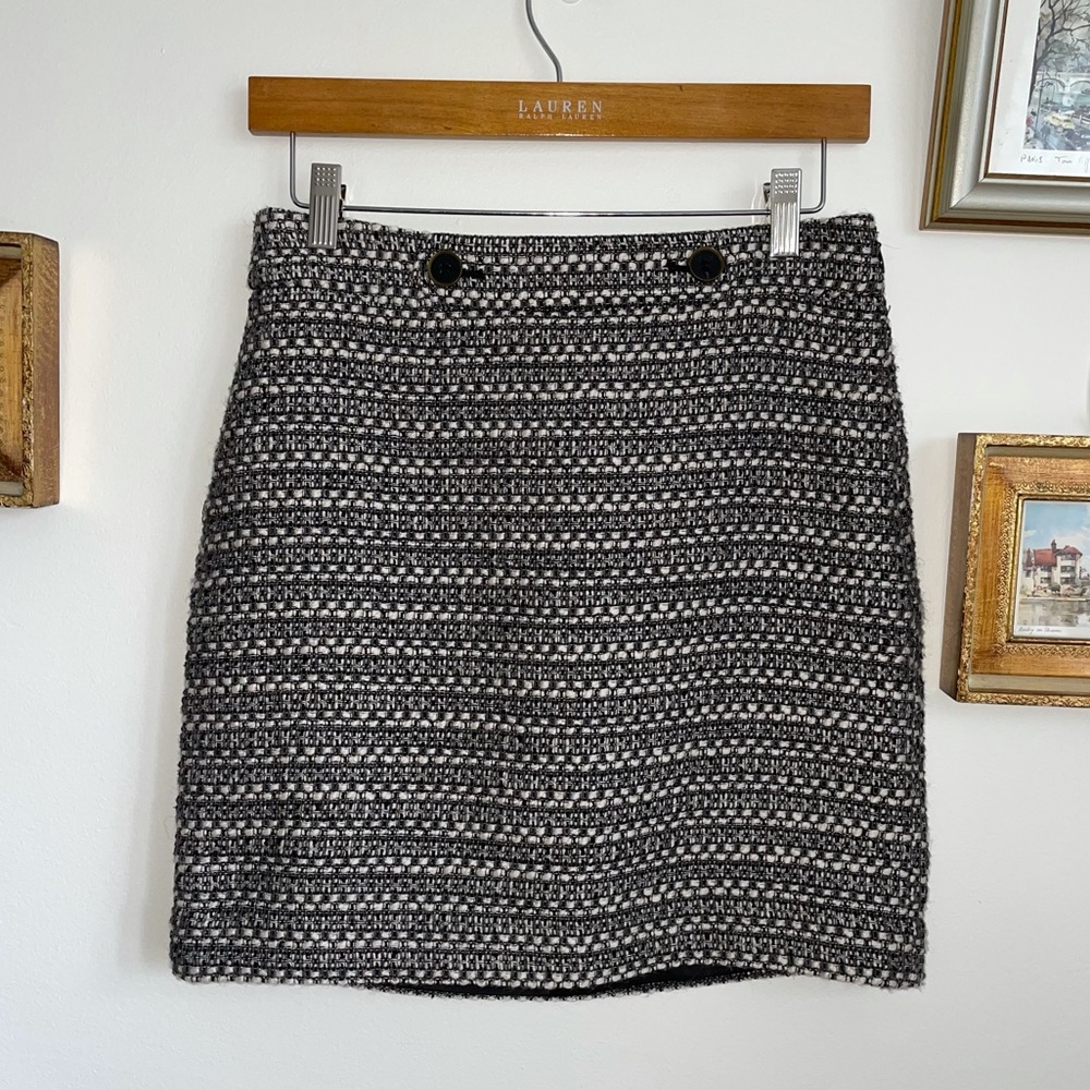 Ann Taylor LOFT Tweed Mini Skirt